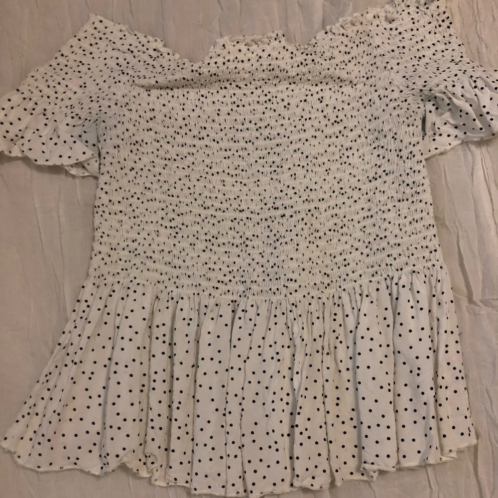Off the shoulder blouse